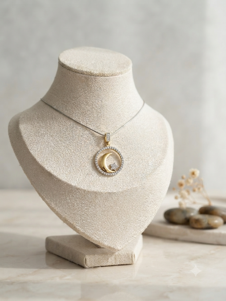 Moon & Star Radiance Pendant