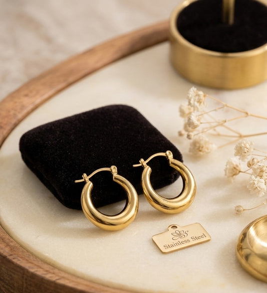 Stainless Hoop Earrings
