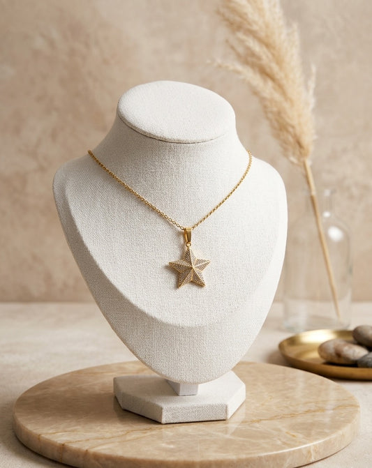 Star Zircon Necklace