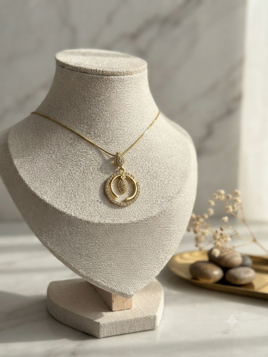 Golden Drop Radiance Pendant