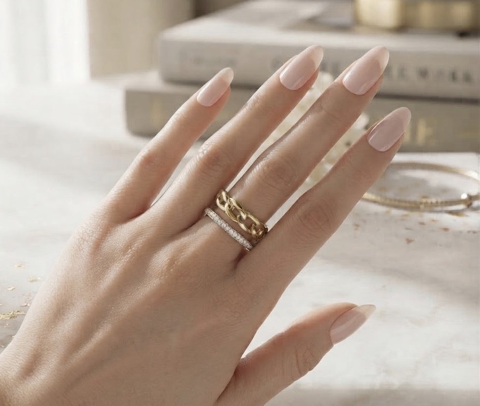 The Halo Chain Ring ( Free Size )