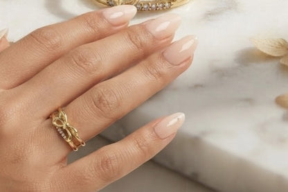 The Amara Bow Ring ( Free Size )