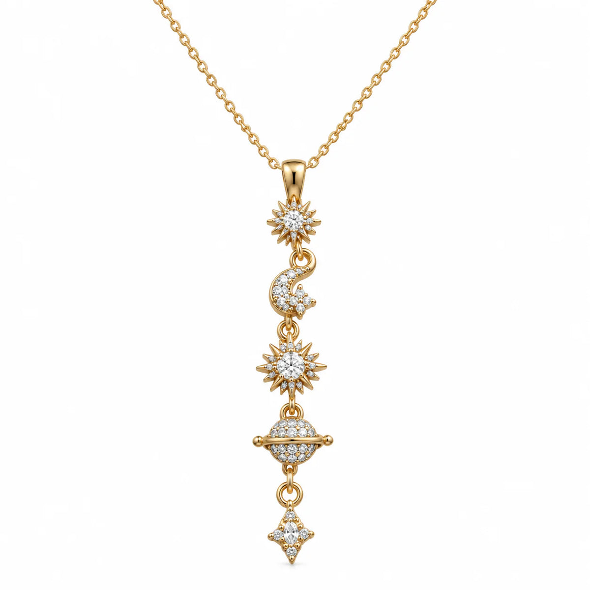 Orbital Drift Necklace - studio