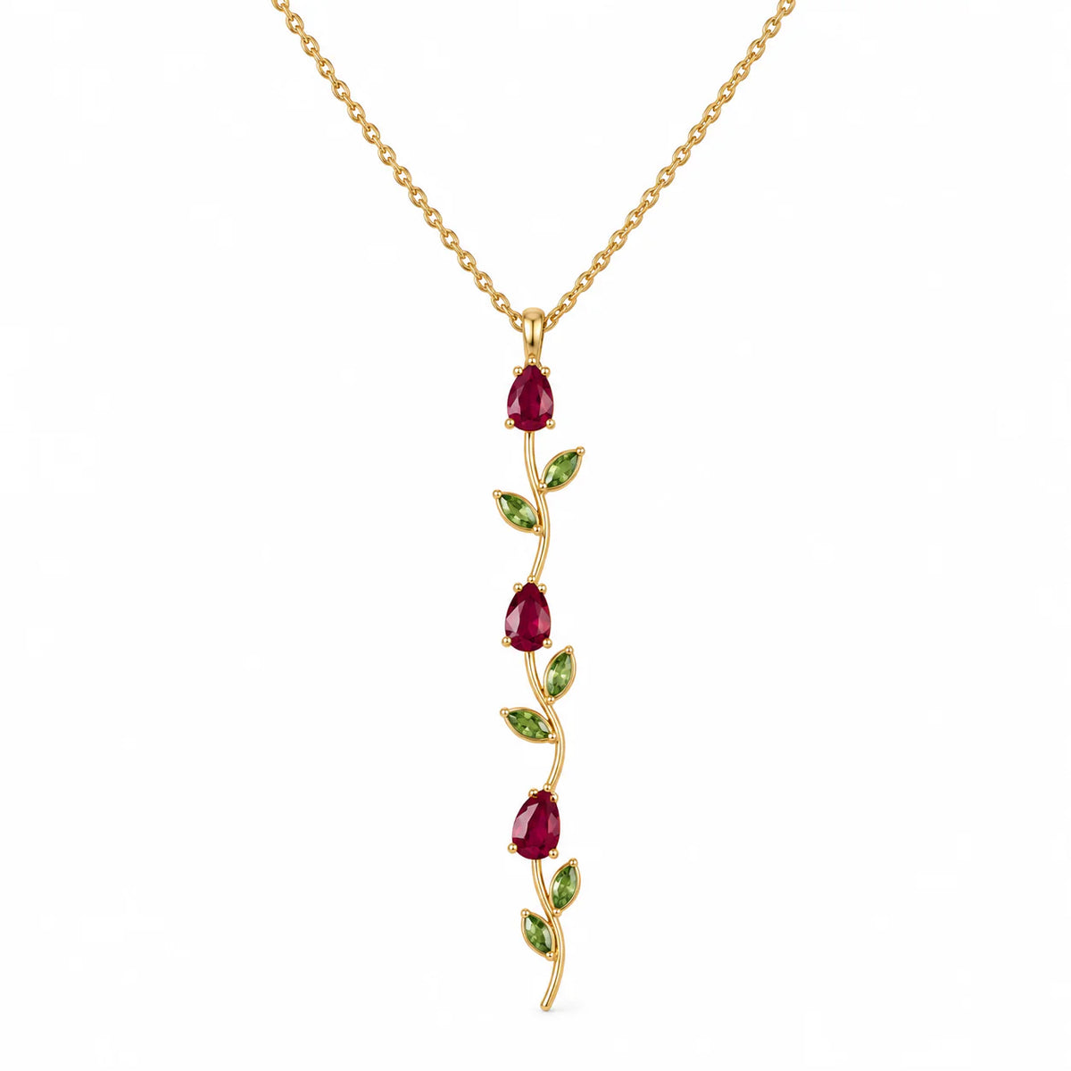 The Blooming Rose Y-Necklace - studio
