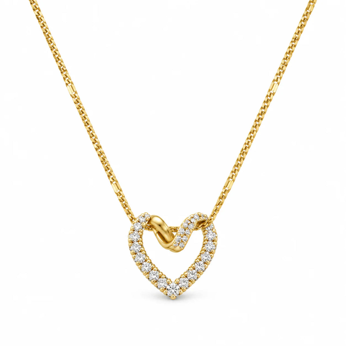 Heart Necklace - studio