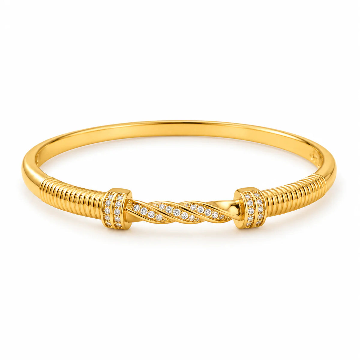 Braided Bangle - studio