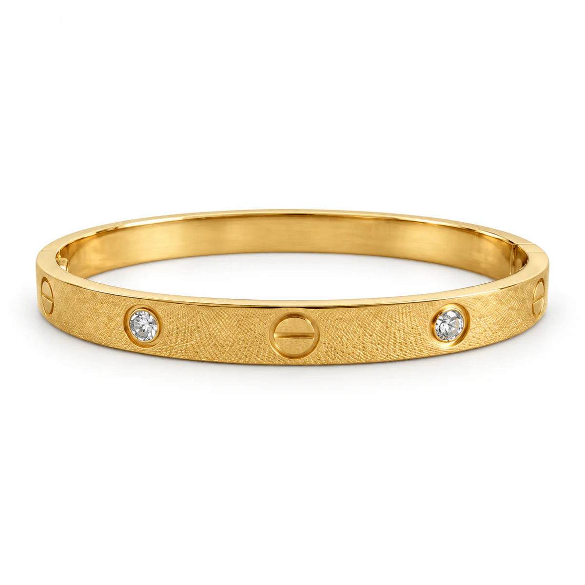 Carteir Golden Struss Bangle - studio