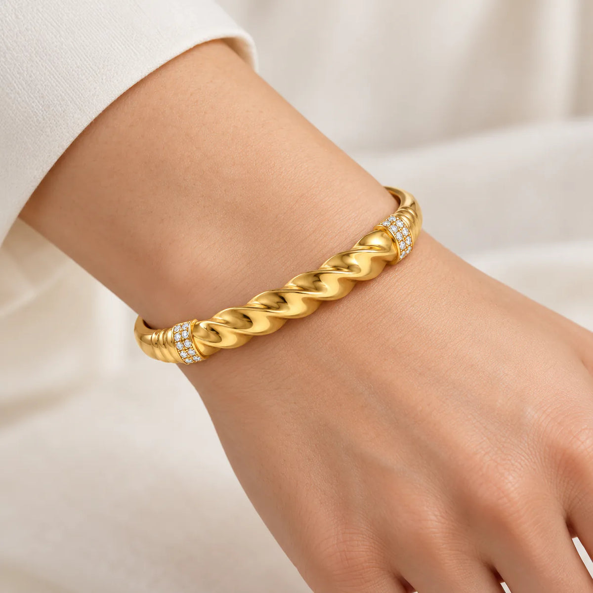 Unique Bangle - on model