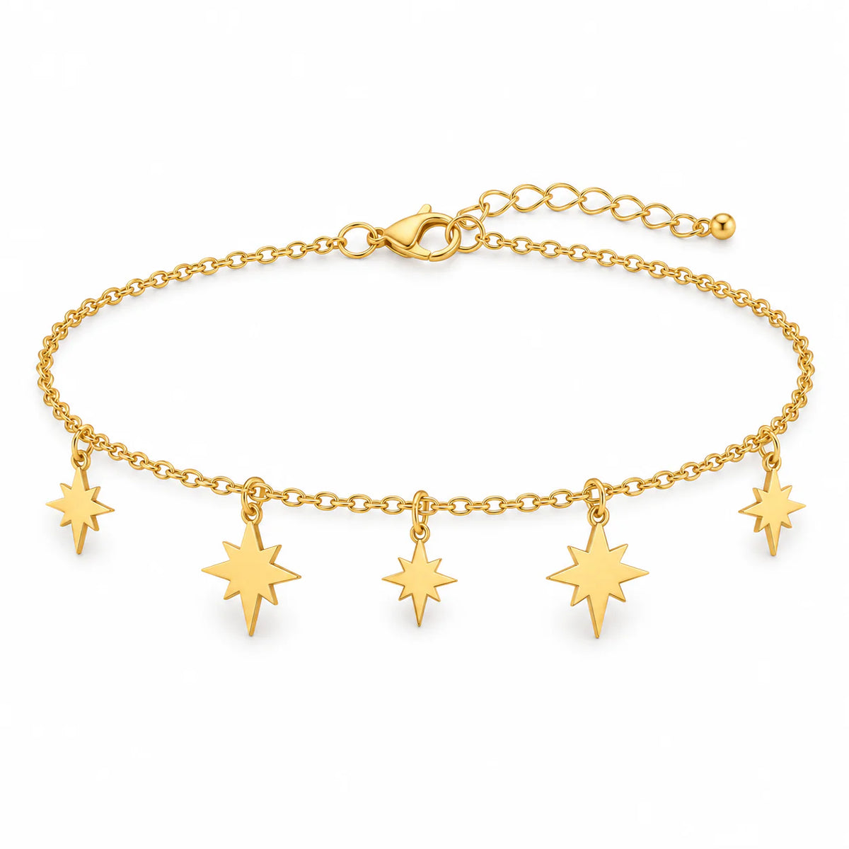 Gleaming Stars Anklet - studio