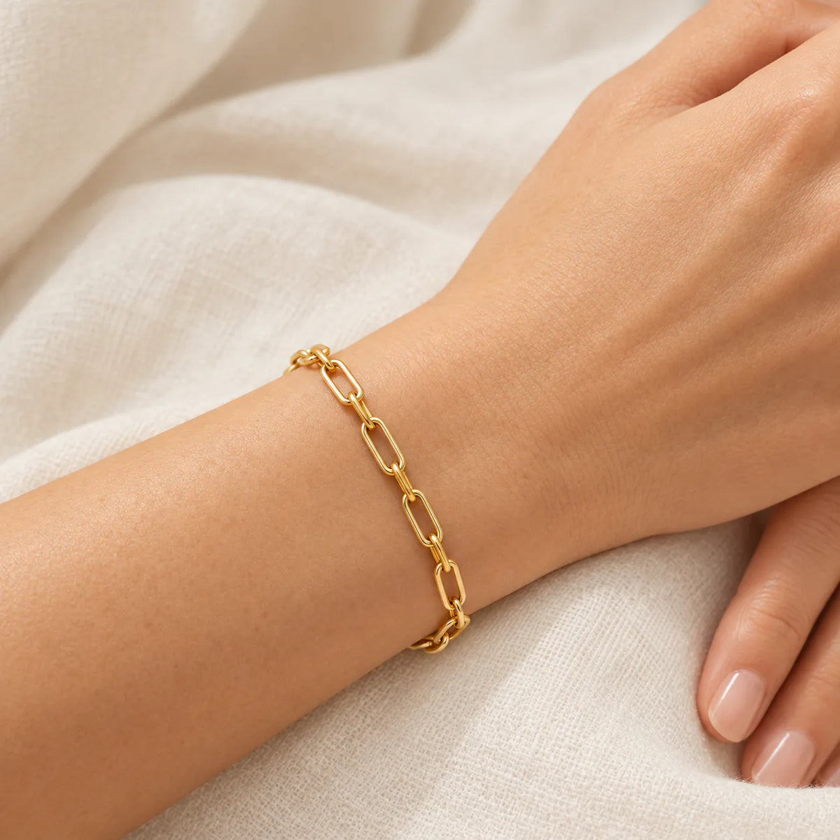 Cartier-Inspired Bracelet - on model