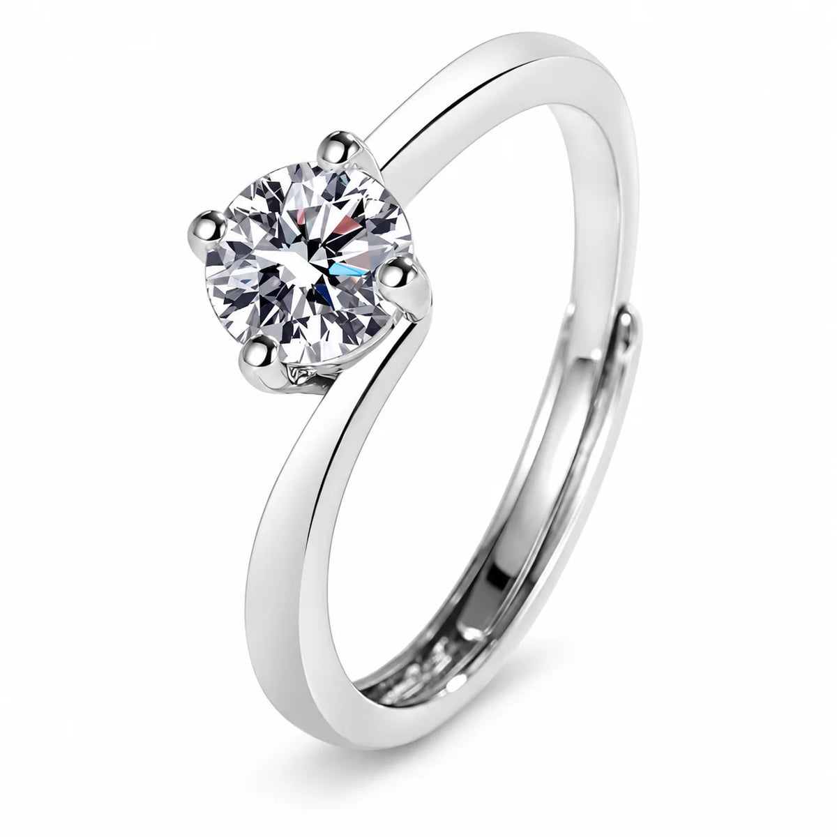 Solitaire Grace Ring ( Free Size ) - studio