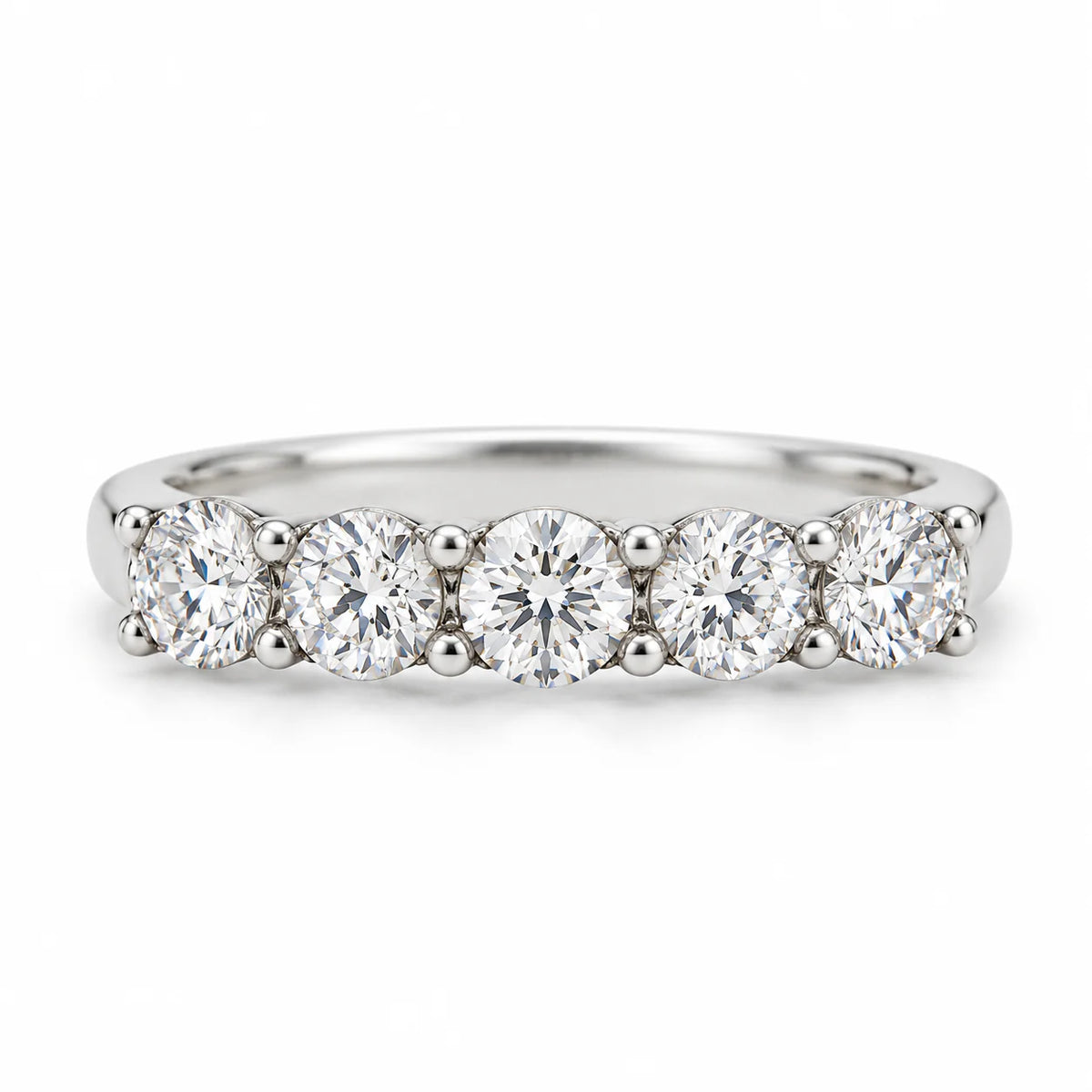 Half Eternity Band Ring ( Free Size ) - studio