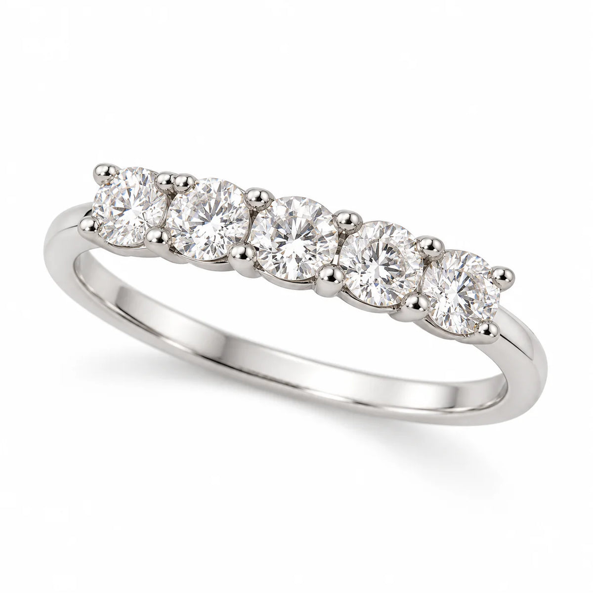 Half Eternity Band Ring ( Free Size ) - studio