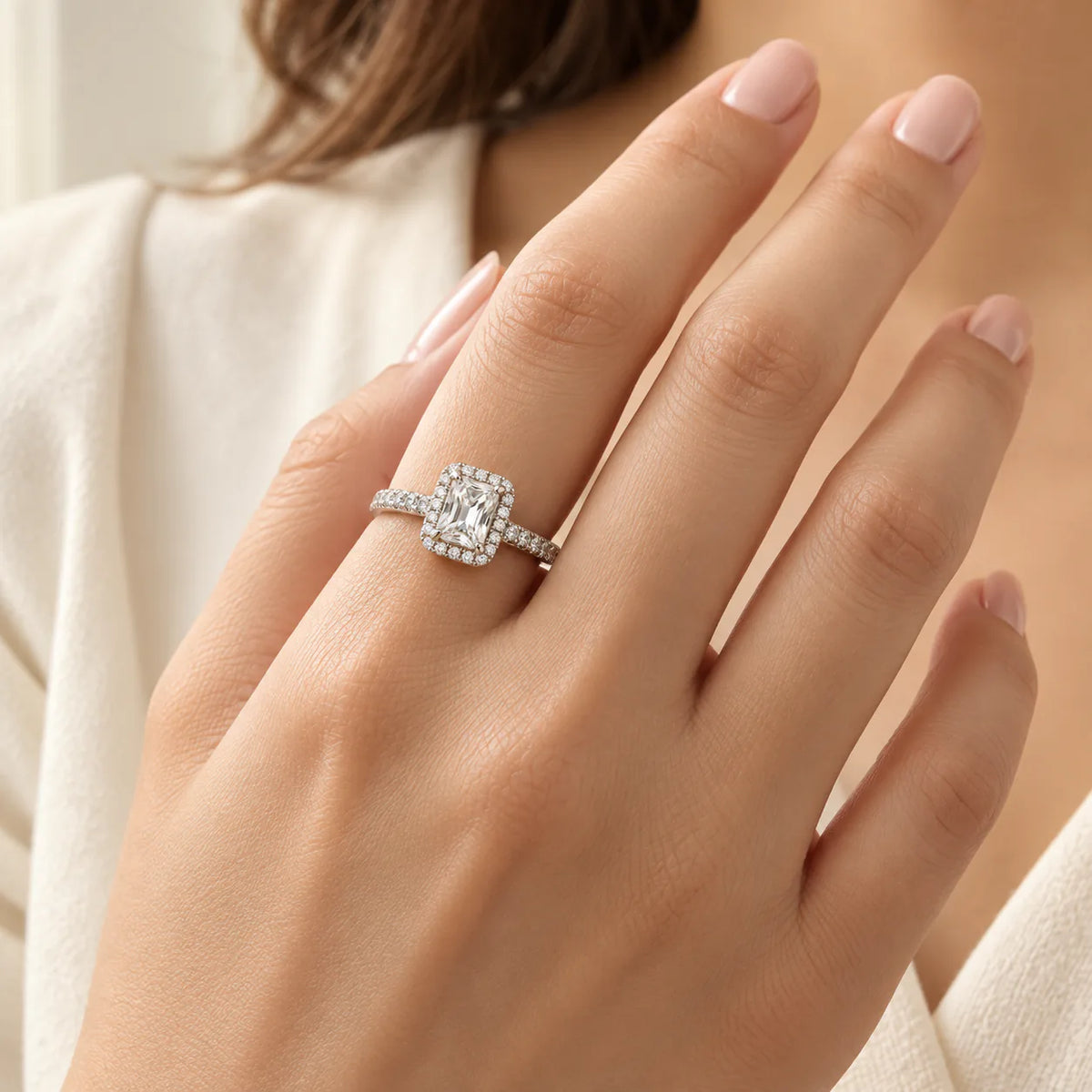 Celeste Ring ( Free Size ) - on model