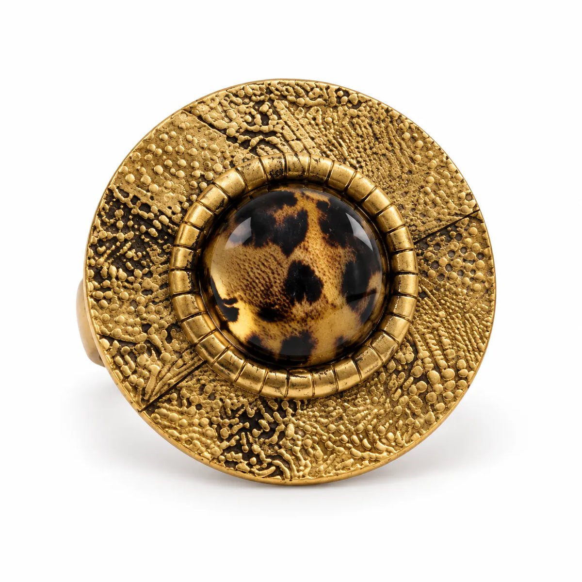 Large Stone Ring (free size) - studio