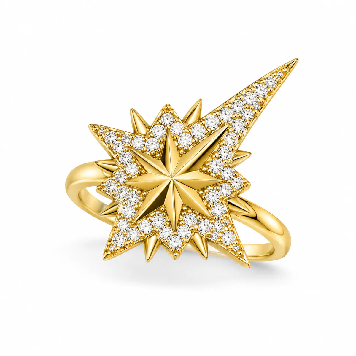 Sparkle Star Ring (free size) - studio