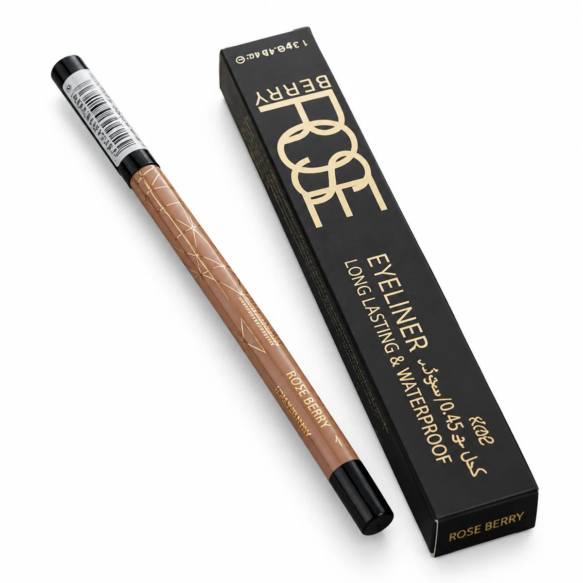 Rose Berry Waterproof Gel Eyeliner - Brown - studio