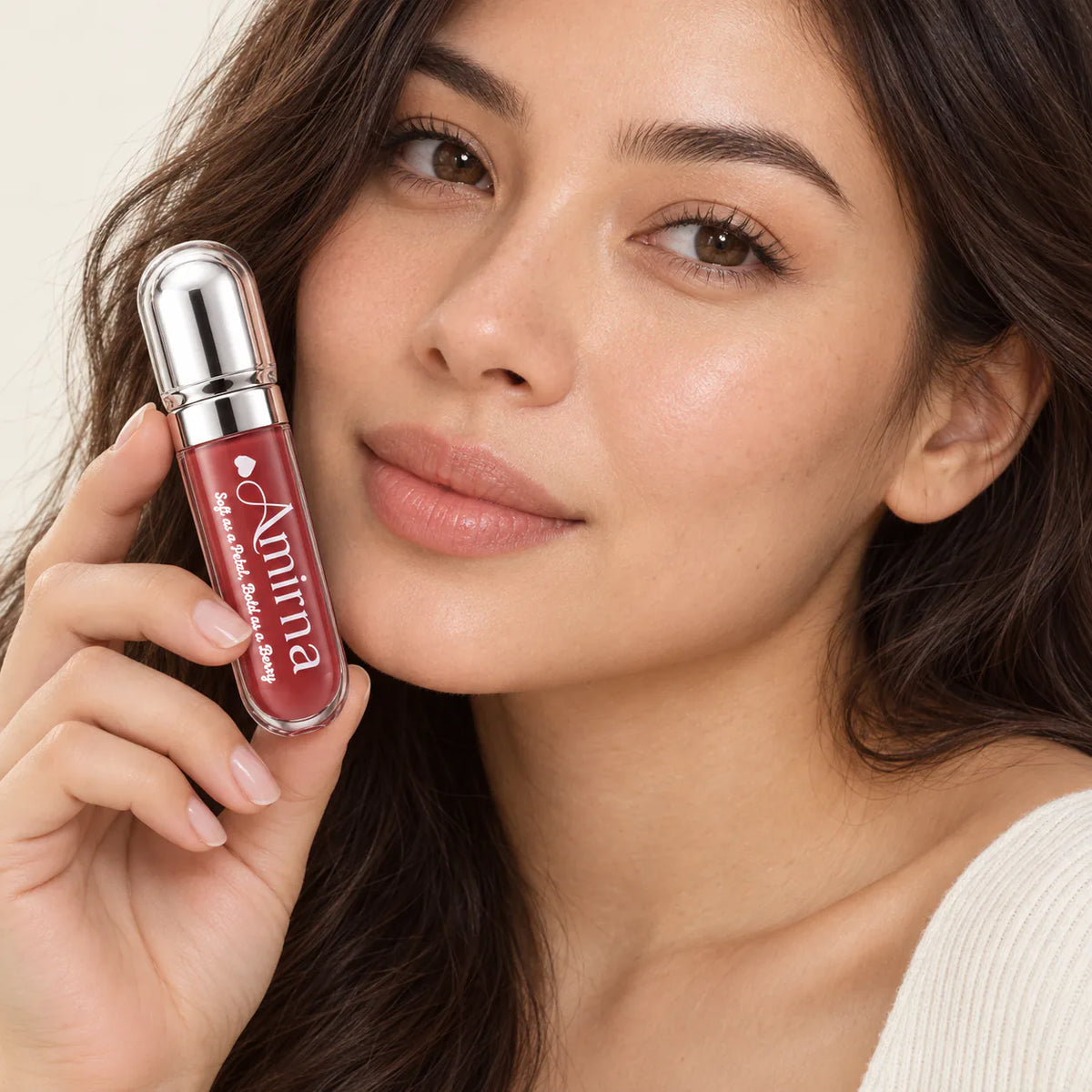 Amirna Lip Gloss - 10 ml - Lullaby - on model