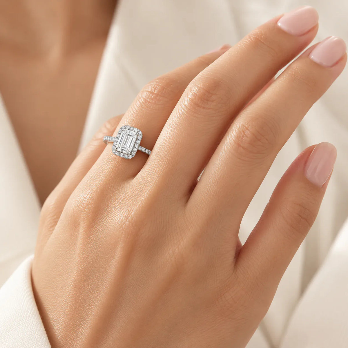 Royal Mirage Ring ( Free Size ) - on model